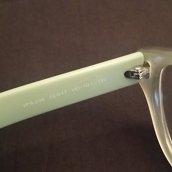 PRADA Two Tone-Green Eyeglass Frames NEW / No Case - Picture 10 of 11